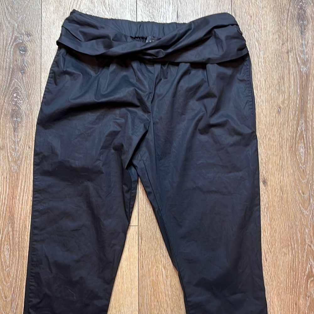 Hatch Black Straight Leg Maternity Pants Size 3/10-12/L - Picture 5 of 11
